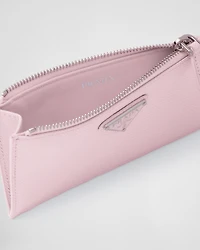 Saffiano leather card holder