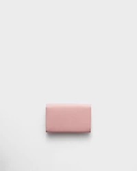 Saffiano leather card holder