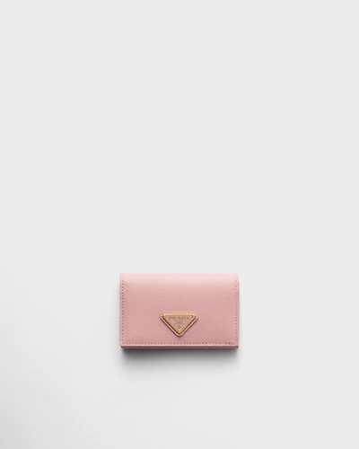 Saffiano leather card holder