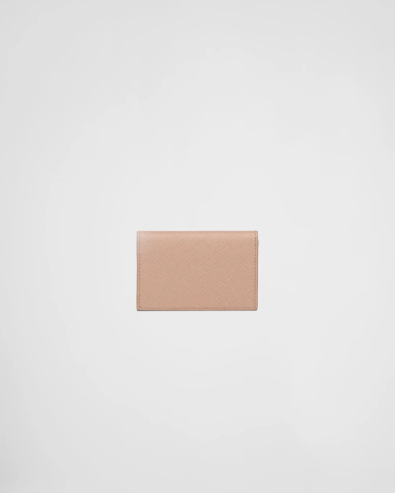 Saffiano leather card holder