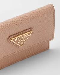 Saffiano leather card holder