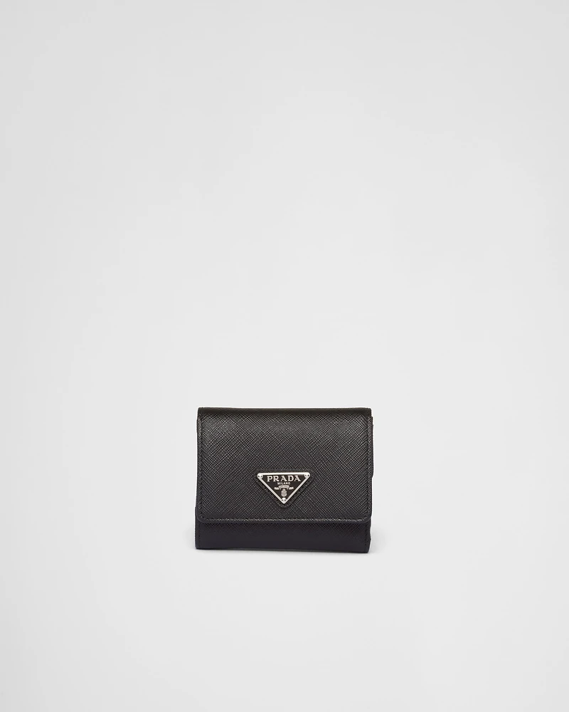 Small Saffiano leather wallet