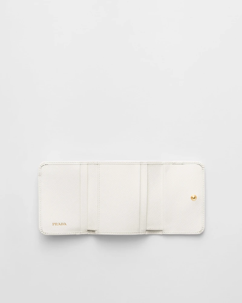 Small Saffiano leather wallet