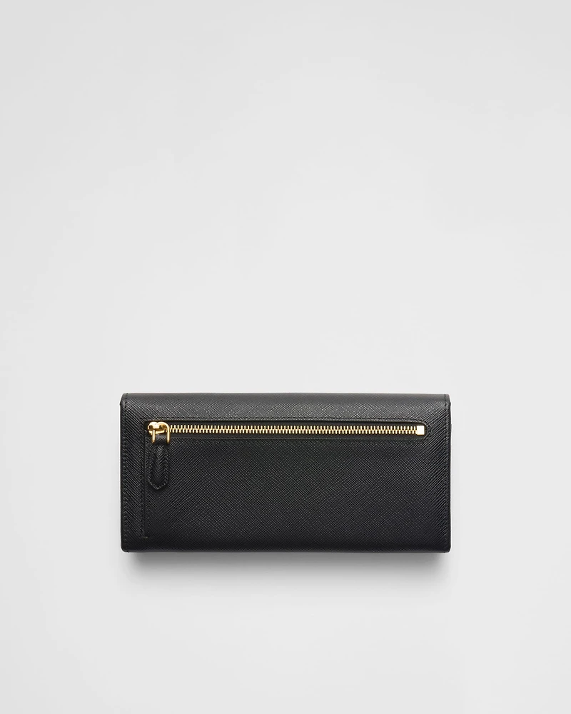 Large Saffiano Leather Wallet