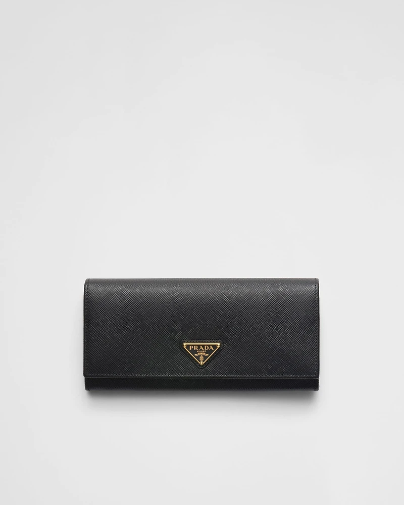 Large Saffiano Leather Wallet