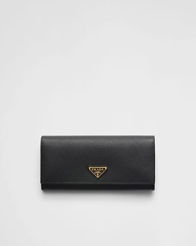 Large Saffiano Leather Wallet
