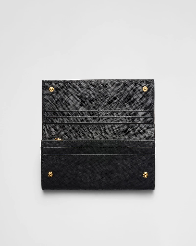 Large Saffiano Leather Wallet