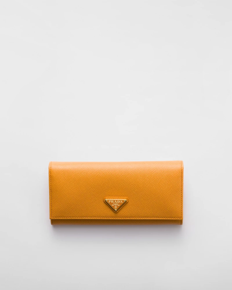 Large Saffiano Leather Wallet