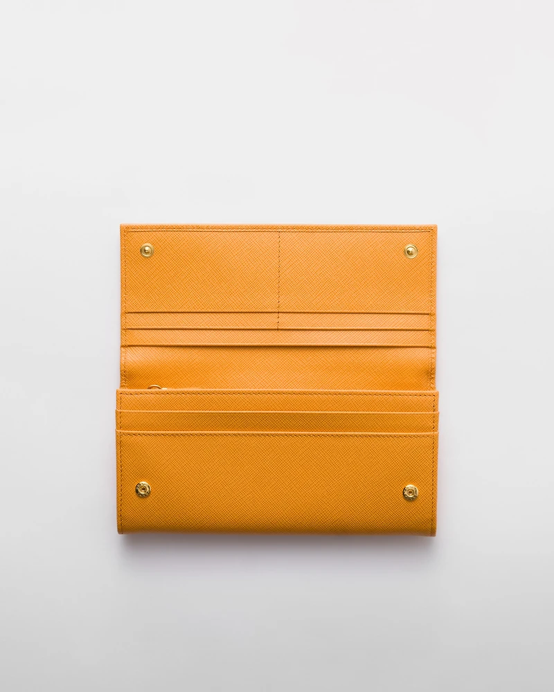 Large Saffiano Leather Wallet