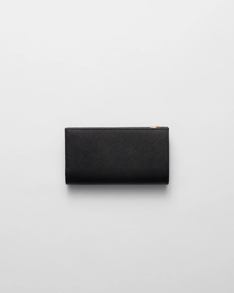 Large Saffiano leather wallet