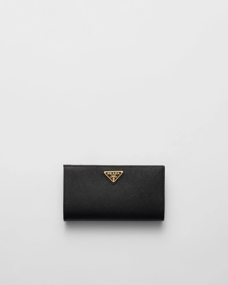 Large Saffiano leather wallet