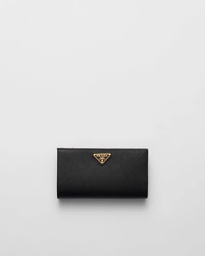 Large Saffiano leather wallet