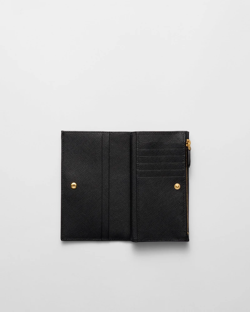 Large Saffiano leather wallet