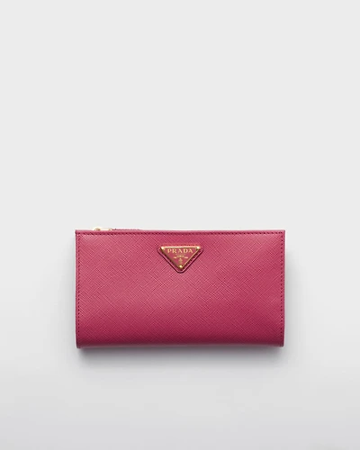 Large Saffiano leather wallet