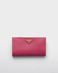Large Saffiano leather wallet