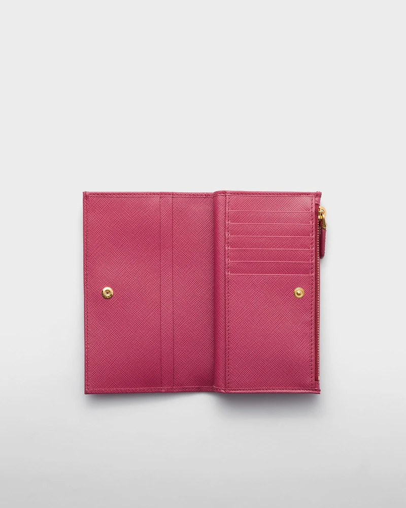 Large Saffiano leather wallet