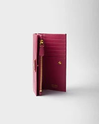 Large Saffiano leather wallet
