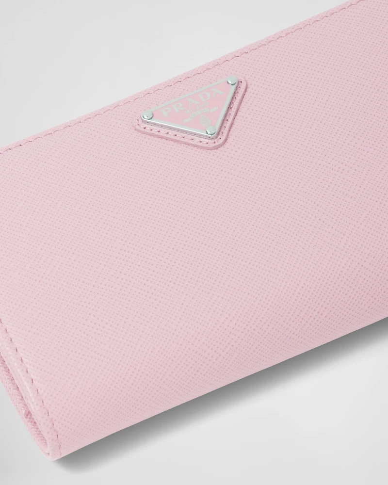 Large Saffiano leather wallet