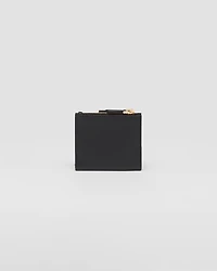 Small Saffiano and smooth leather wallet
