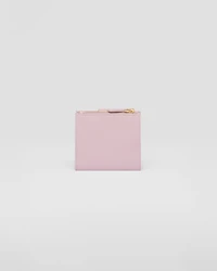 Small Saffiano and smooth leather wallet