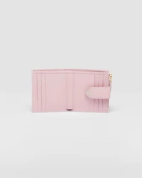 Small Saffiano and smooth leather wallet