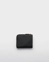 Small Saffiano leather zipper wallet
