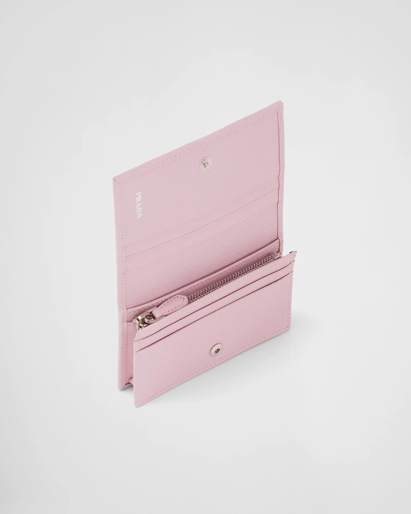 Small Saffiano leather wallet