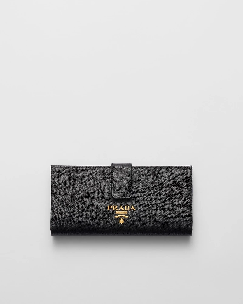 Large Saffiano leather wallet
