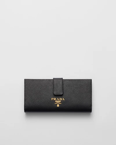 Large Saffiano leather wallet