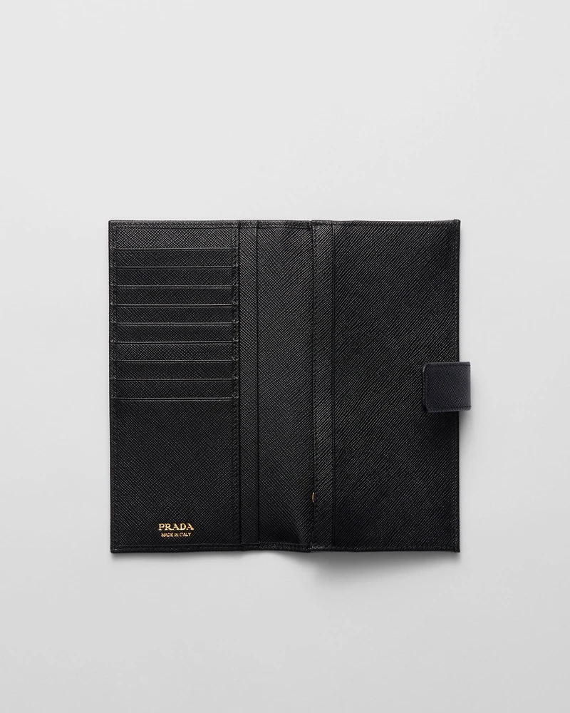 Large Saffiano leather wallet