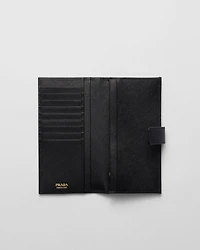 Large Saffiano leather wallet