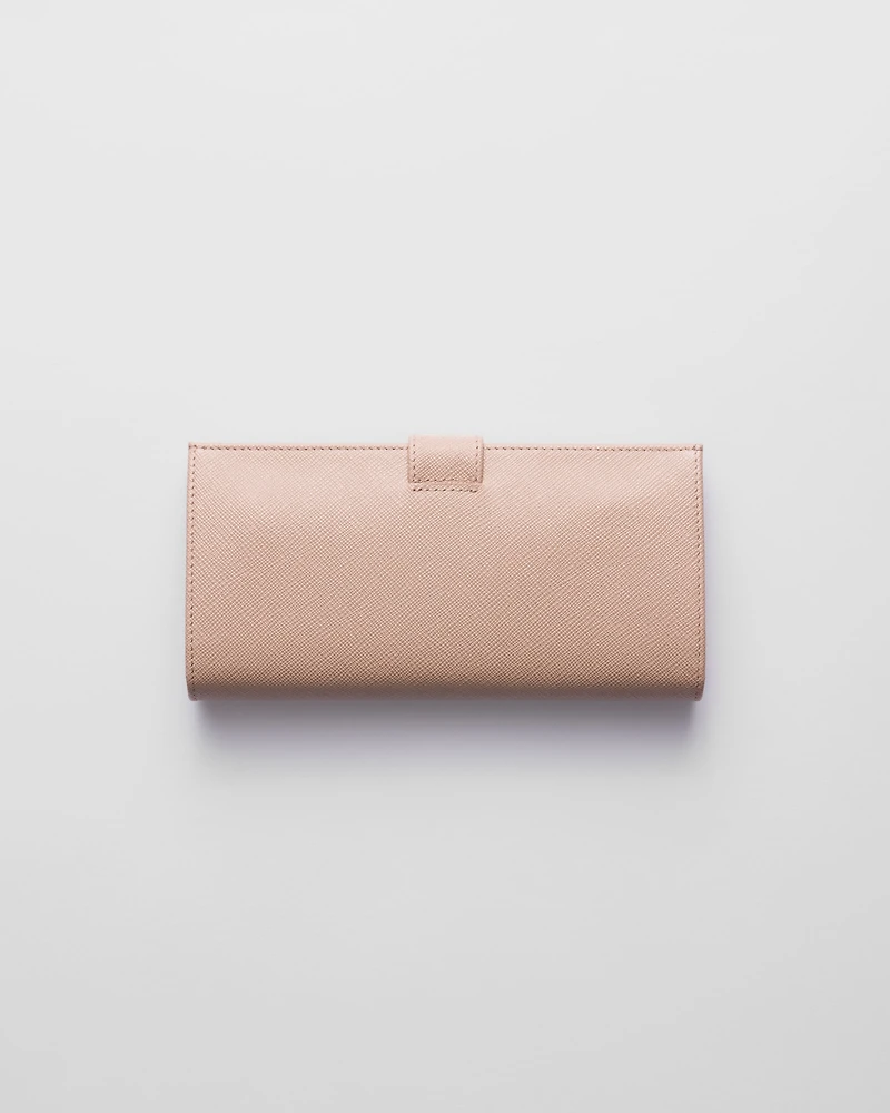 Large Saffiano leather wallet