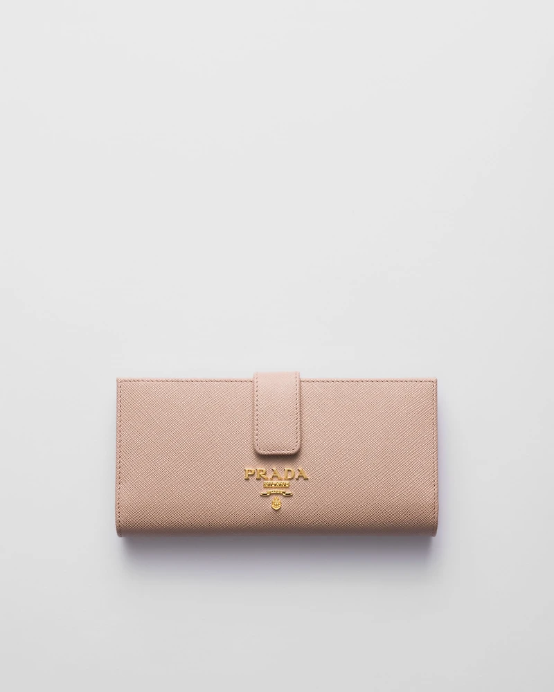 Large Saffiano leather wallet