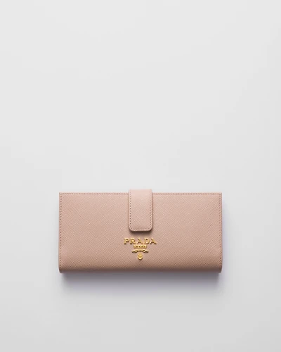 Large Saffiano leather wallet