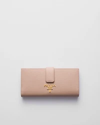 Large Saffiano leather wallet