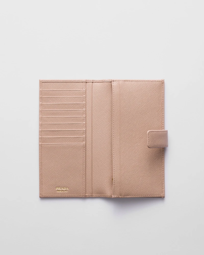 Large Saffiano leather wallet