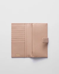 Large Saffiano leather wallet