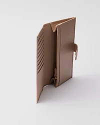 Large Saffiano leather wallet