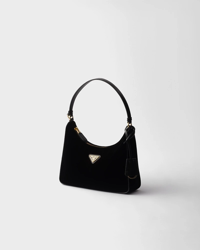 Prada Re-Edition 2005 velvet and Saffiano mini bag