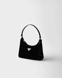 Prada Re-Edition 2005 velvet and Saffiano mini bag