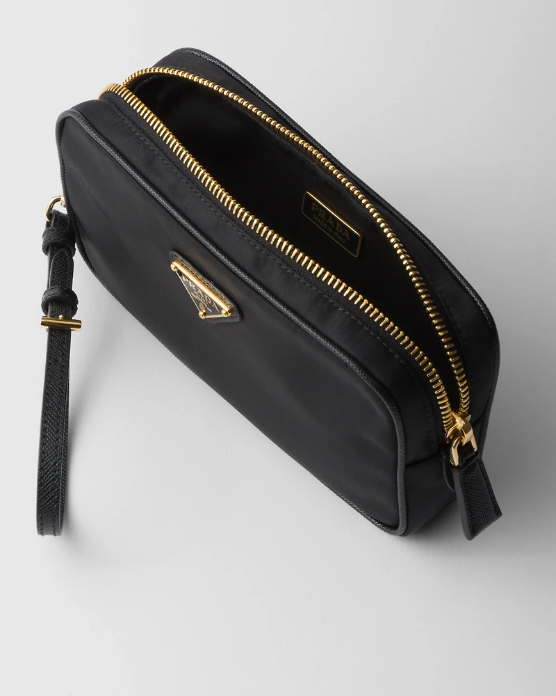 Prada Re-Edition 1978 Re-Nylon and Saffiano leather pouch