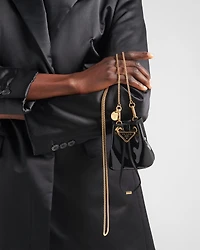 Patent leather mini-pouch