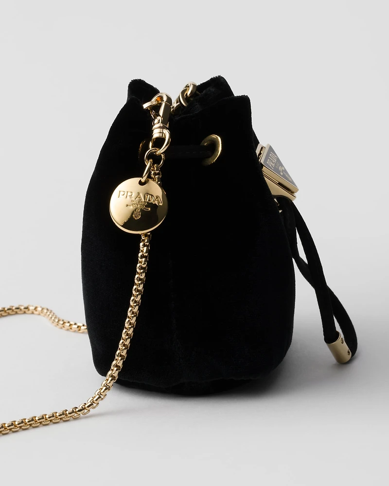 Velvet mini pouch