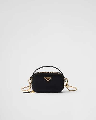 Saffiano leather mini-pouch