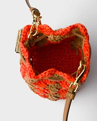 Crochet mini pouch