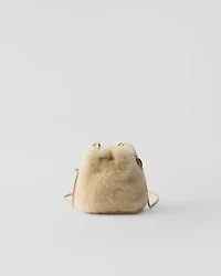 Sheepskin mini pouch