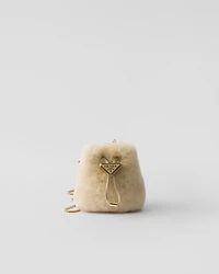 Sheepskin mini pouch