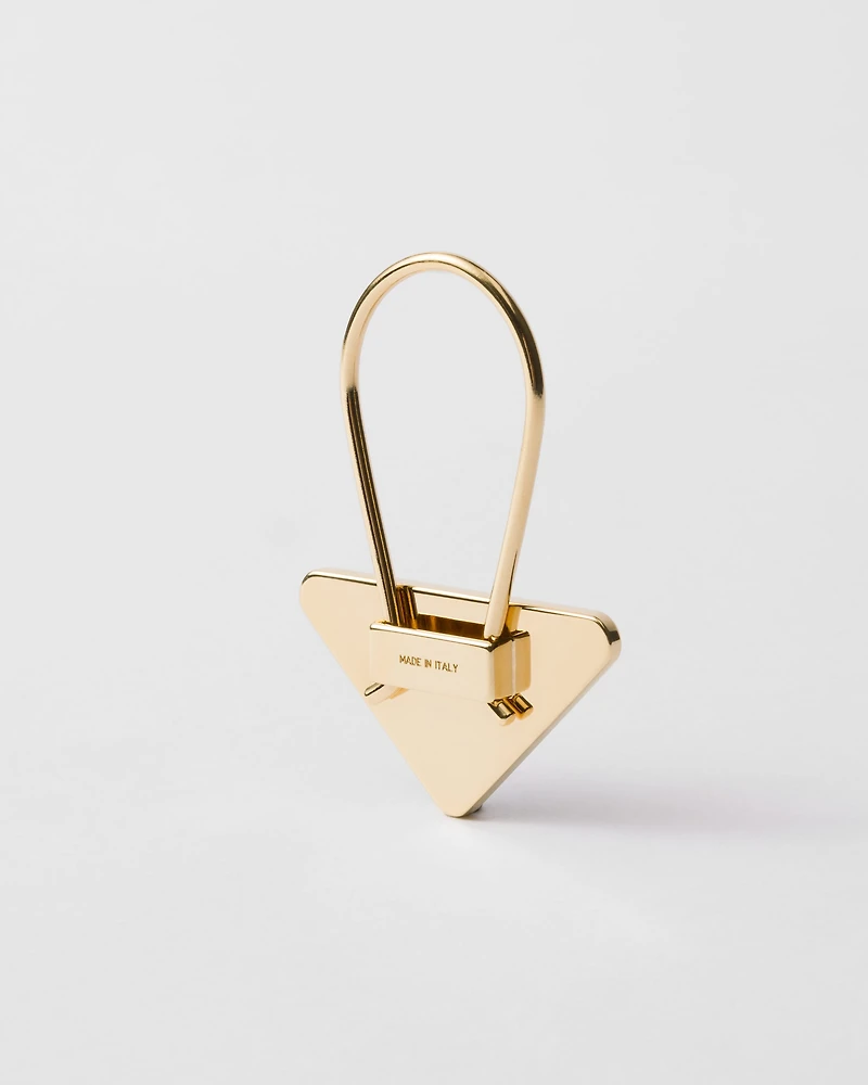 Enameled metal key ring