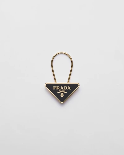 Enameled metal key ring