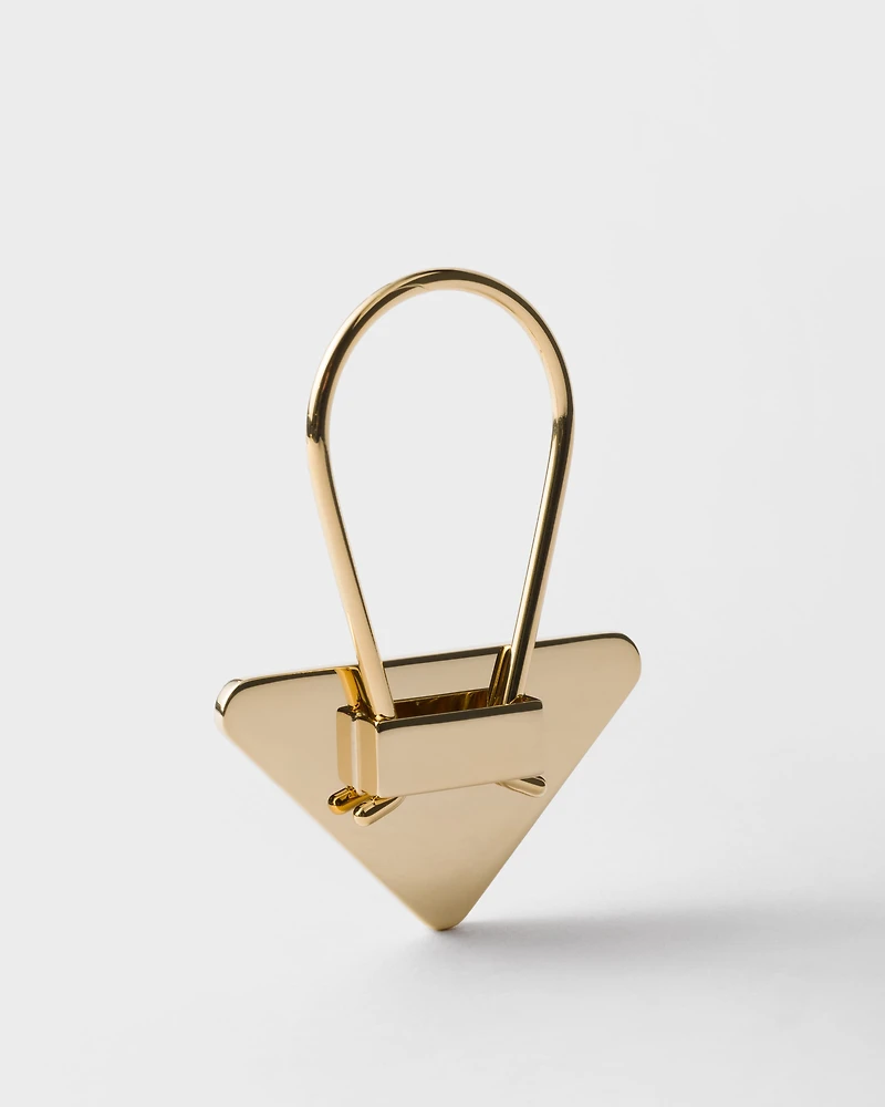 Enameled metal key ring